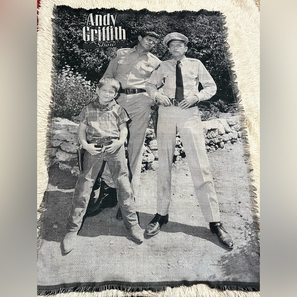 Other - ANDY GRIFFITH SHOW LAWMEN THROW, 72”X 54”